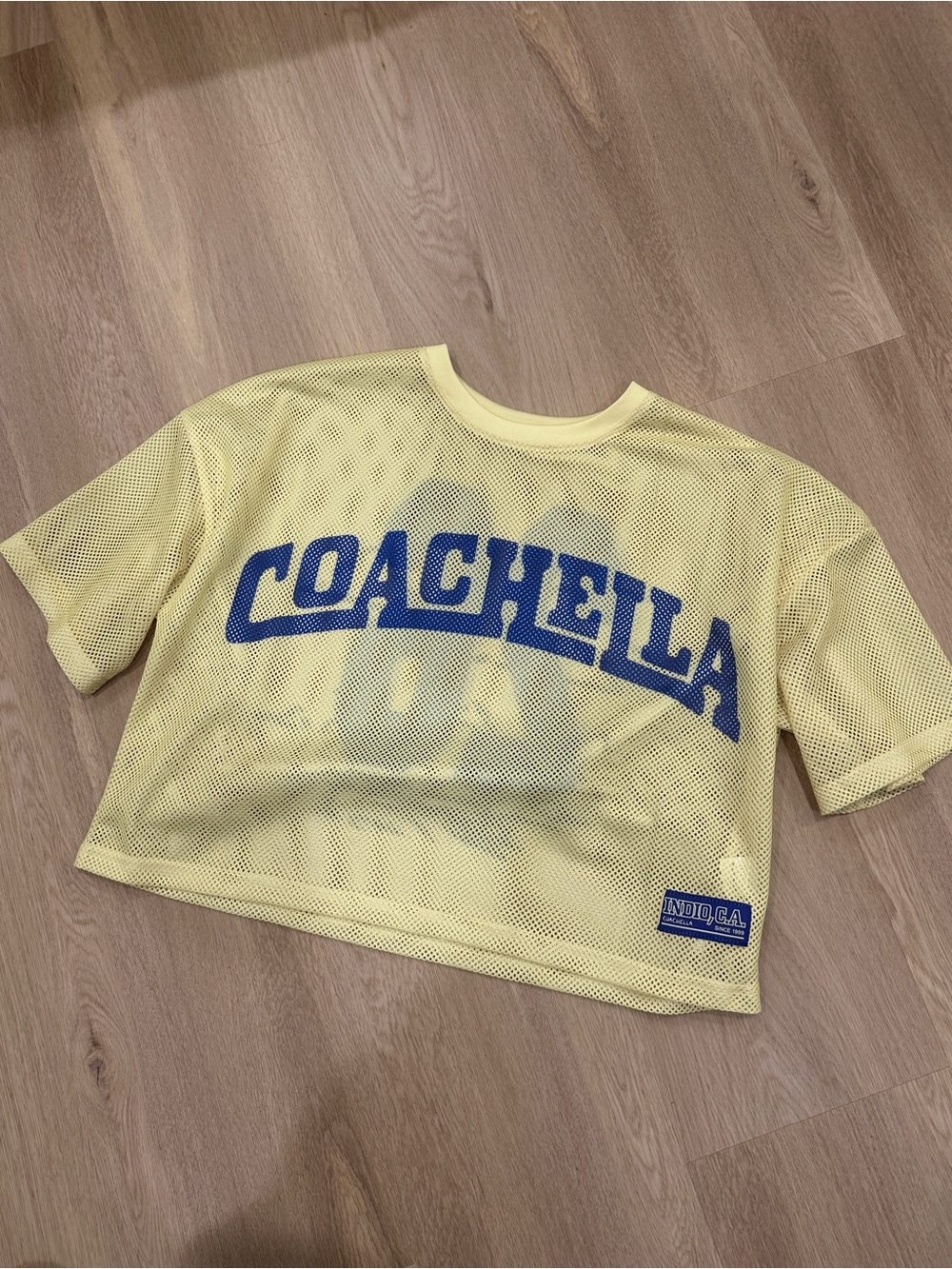 2026 Coachella Yellow Mesh Jersey Amex Limited Merch